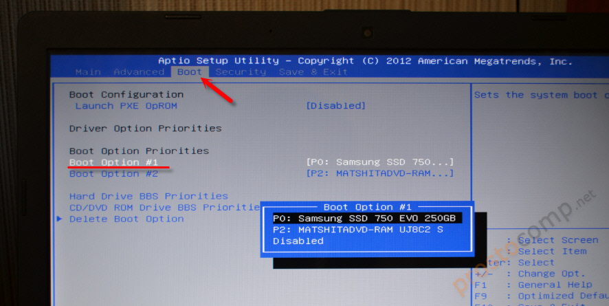 Настройка BIOS на загрузку ноутбука ASUS с диска или флешки