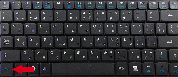 Клавиша Fn на ноутбуке
